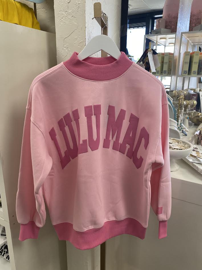LuLu Mac Light Pink Mock Neck