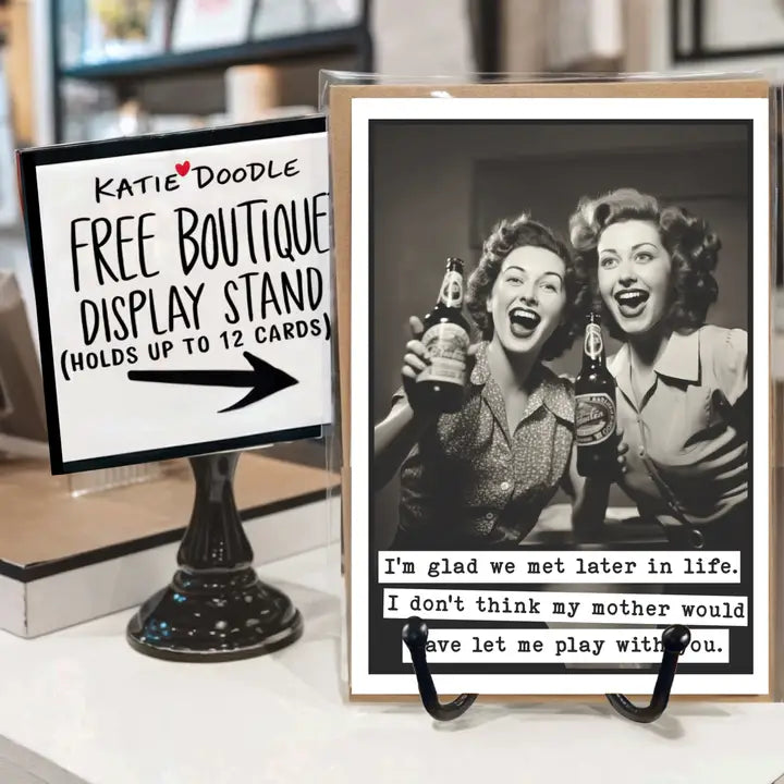 Funny Birthday Greeting Cards with Display