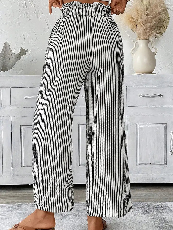 Waist Loose Straight Casual Pants