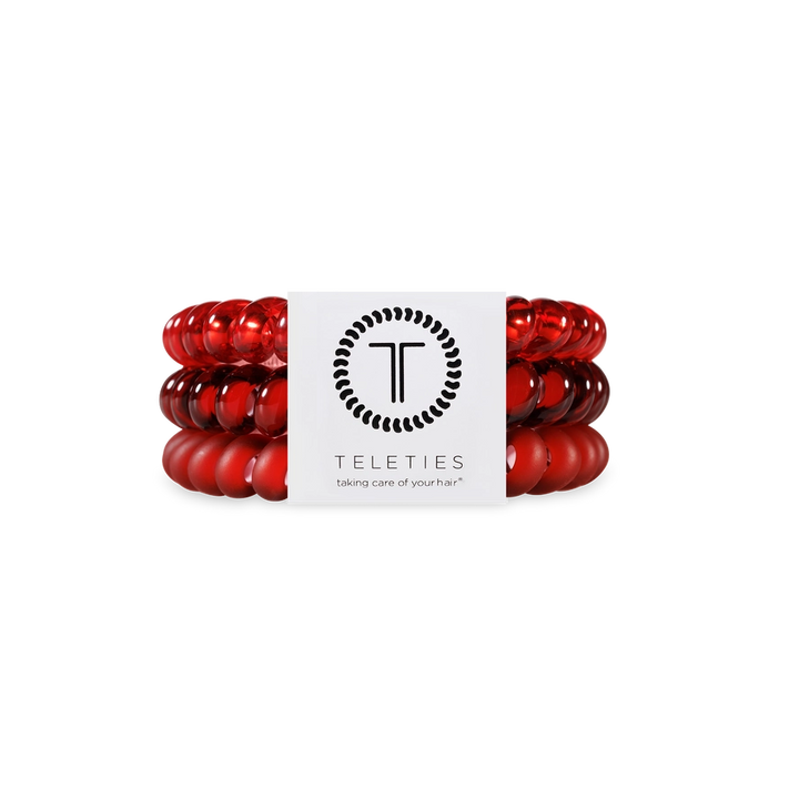 Spiral Hair Coils - red