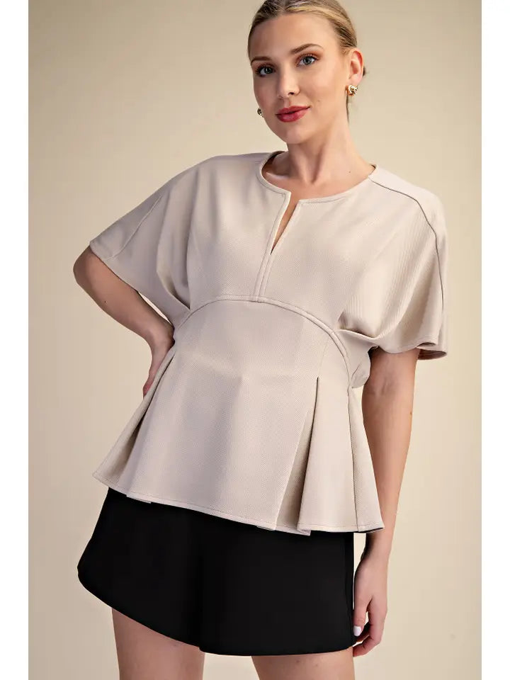Tina Pleated Top