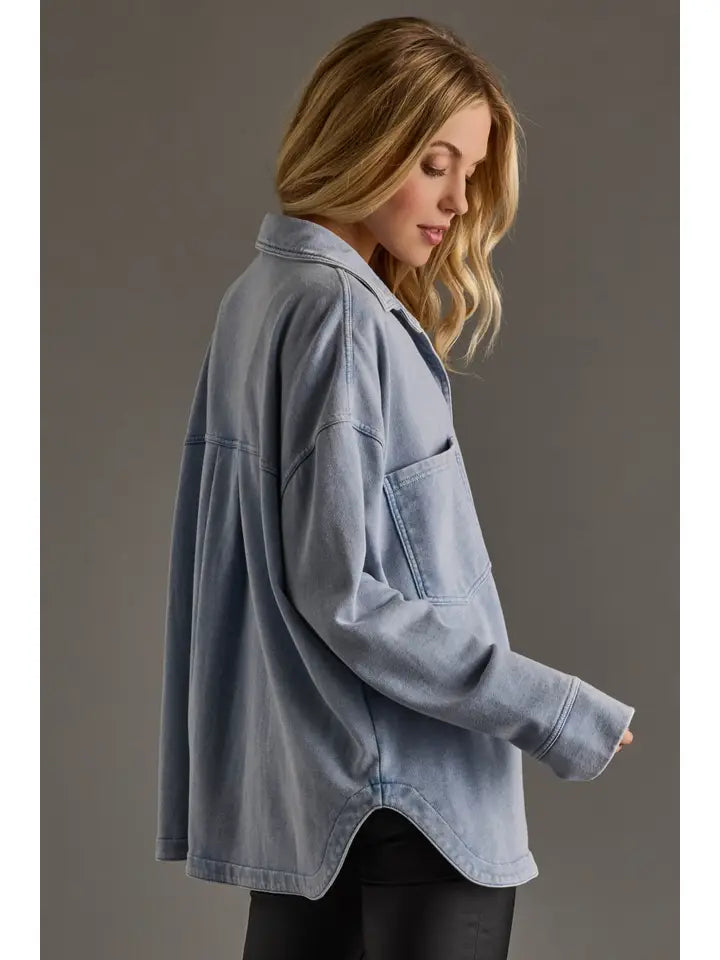 Kenna Denim Button Up