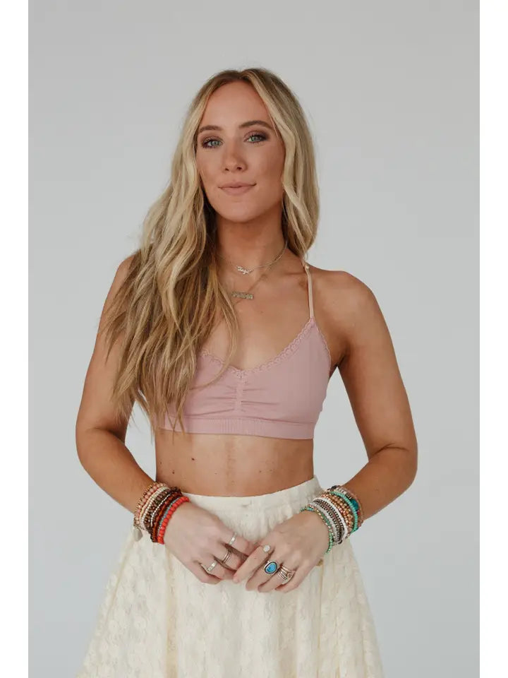 Daisy Breeze Bralette - Pink