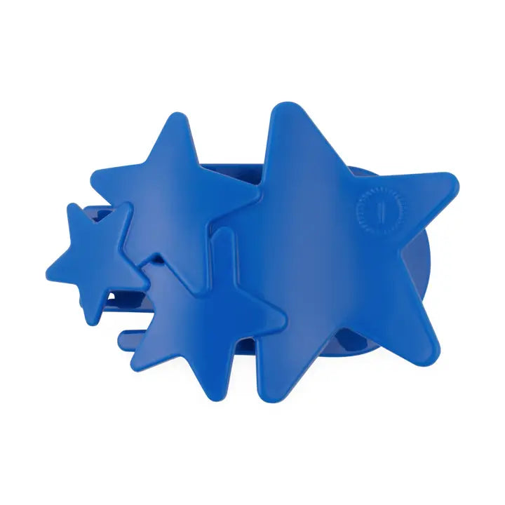Flat Hair Clip | Large | Blue Shooting Star
