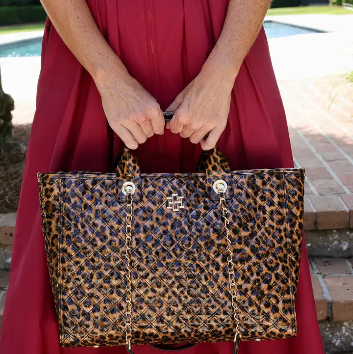 Missy Tote Spotted Patent