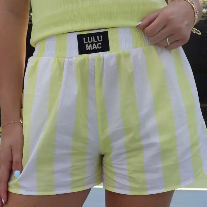 Lulu Mac Yellow Darby Boxer Short