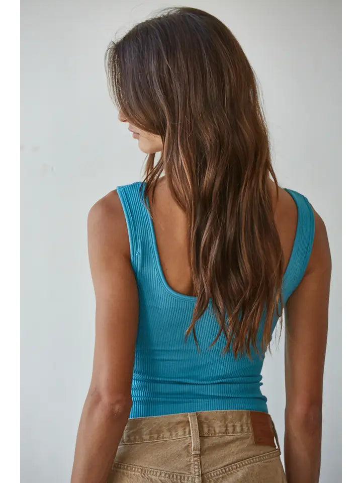 Oasis Seamless Scoop Neck Sleeveless Top