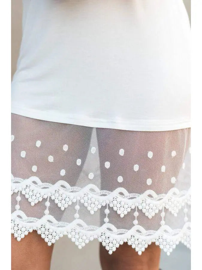 Layering Love Lace Slip - Ivory