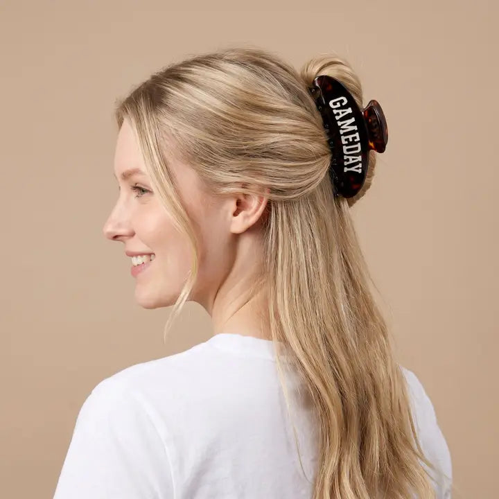 Word Up Claw Clip-Gameday