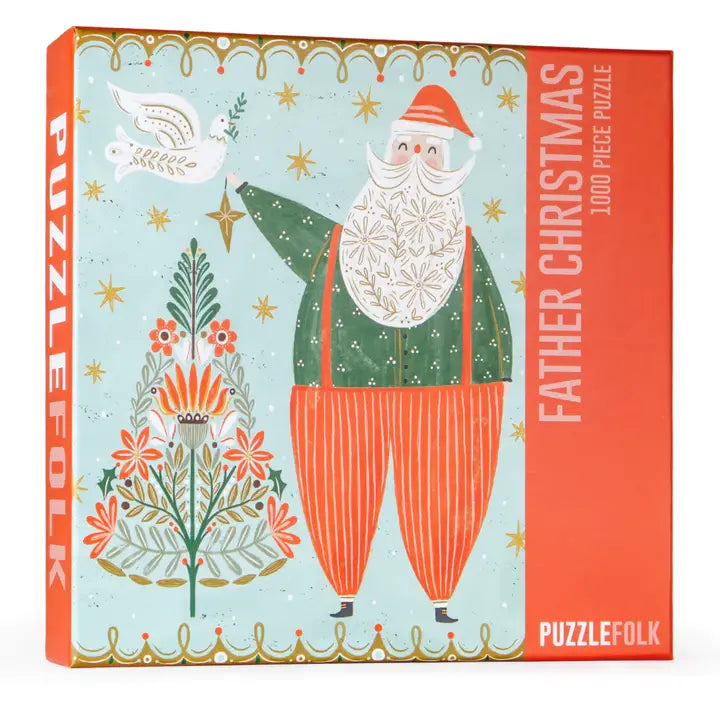 Father Christmas 1000 Piece Santa Clause Christmas Puzzle