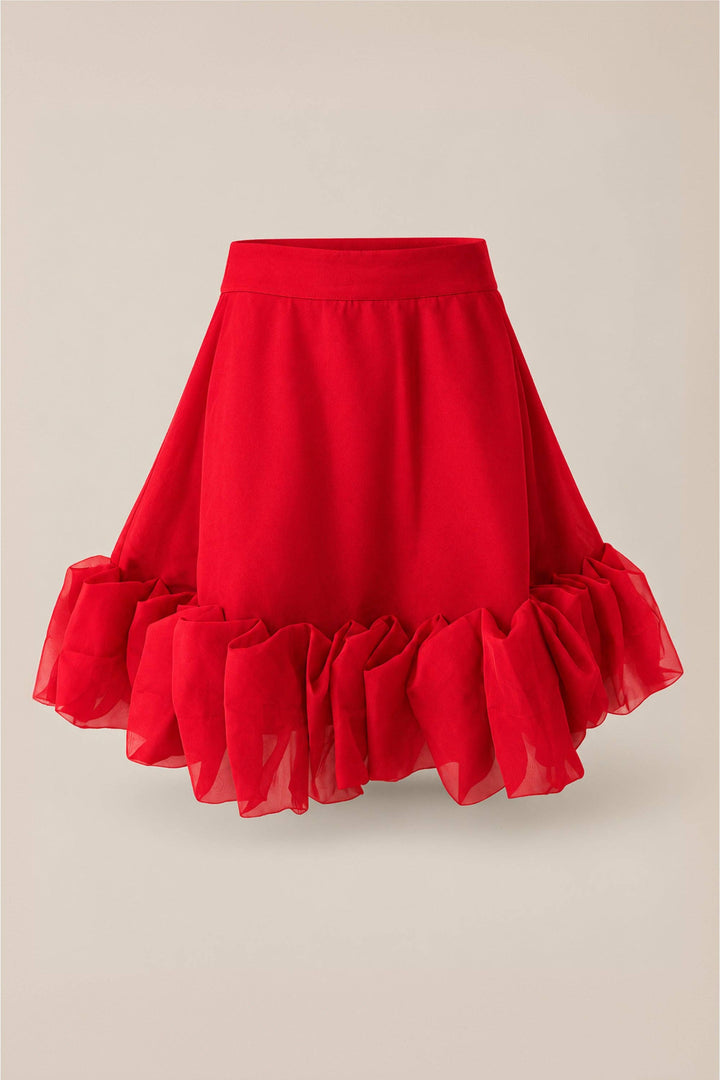 Kendy Skirt in Poinsettia