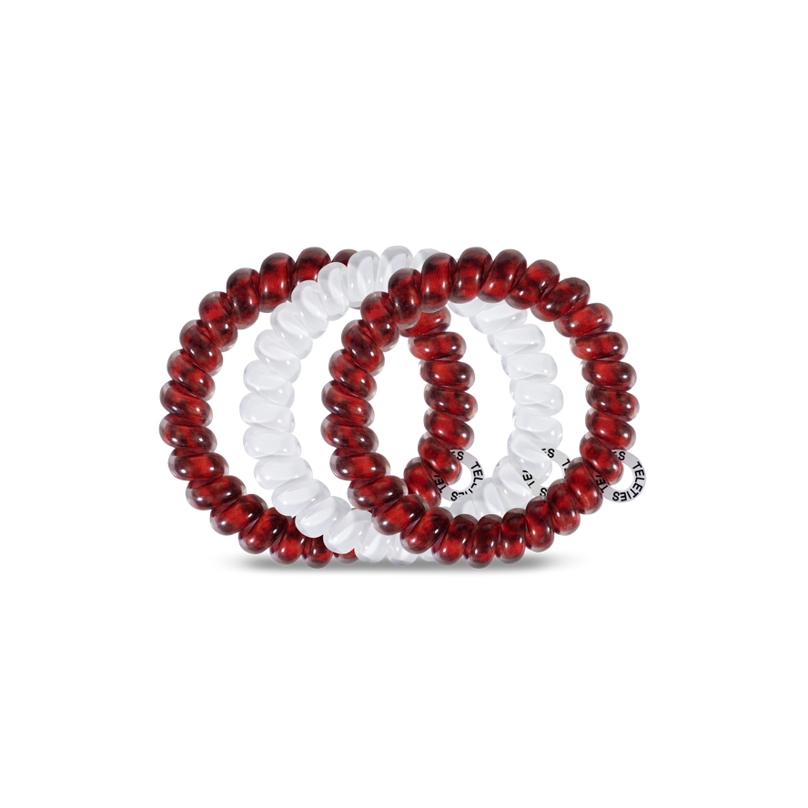 Spiral Hair Coils | Large | Univ. of Arkansas Hair Ties