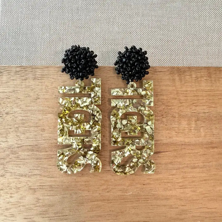 Tiger earrings