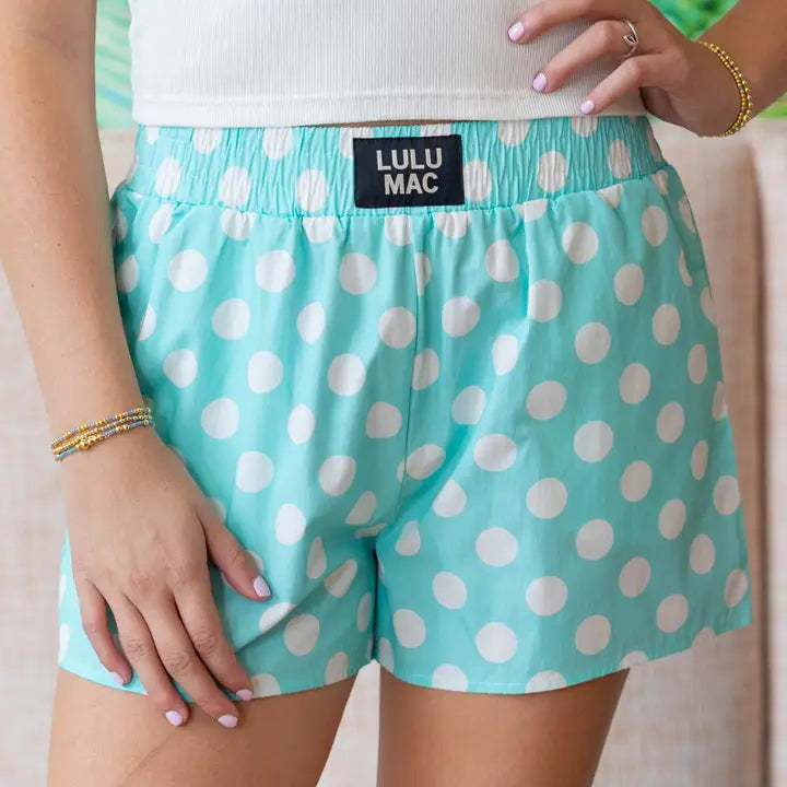 Lulu Mac Mint Polka Dot