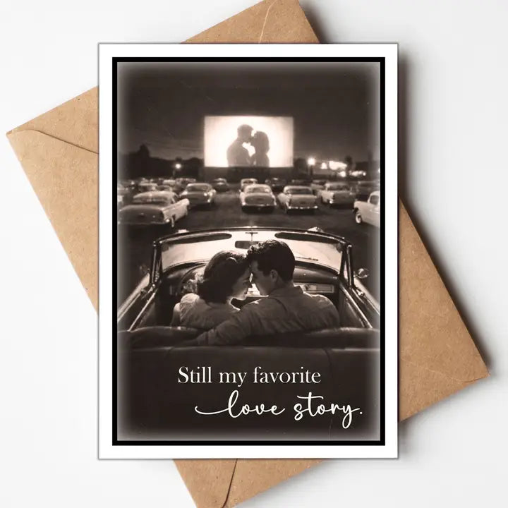 Greeting Cards with Display, Romantic Love Story Design