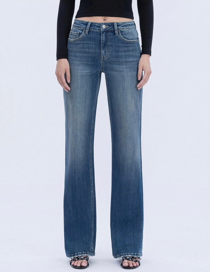 Flying Monkey High Rise Full Denim Jeans