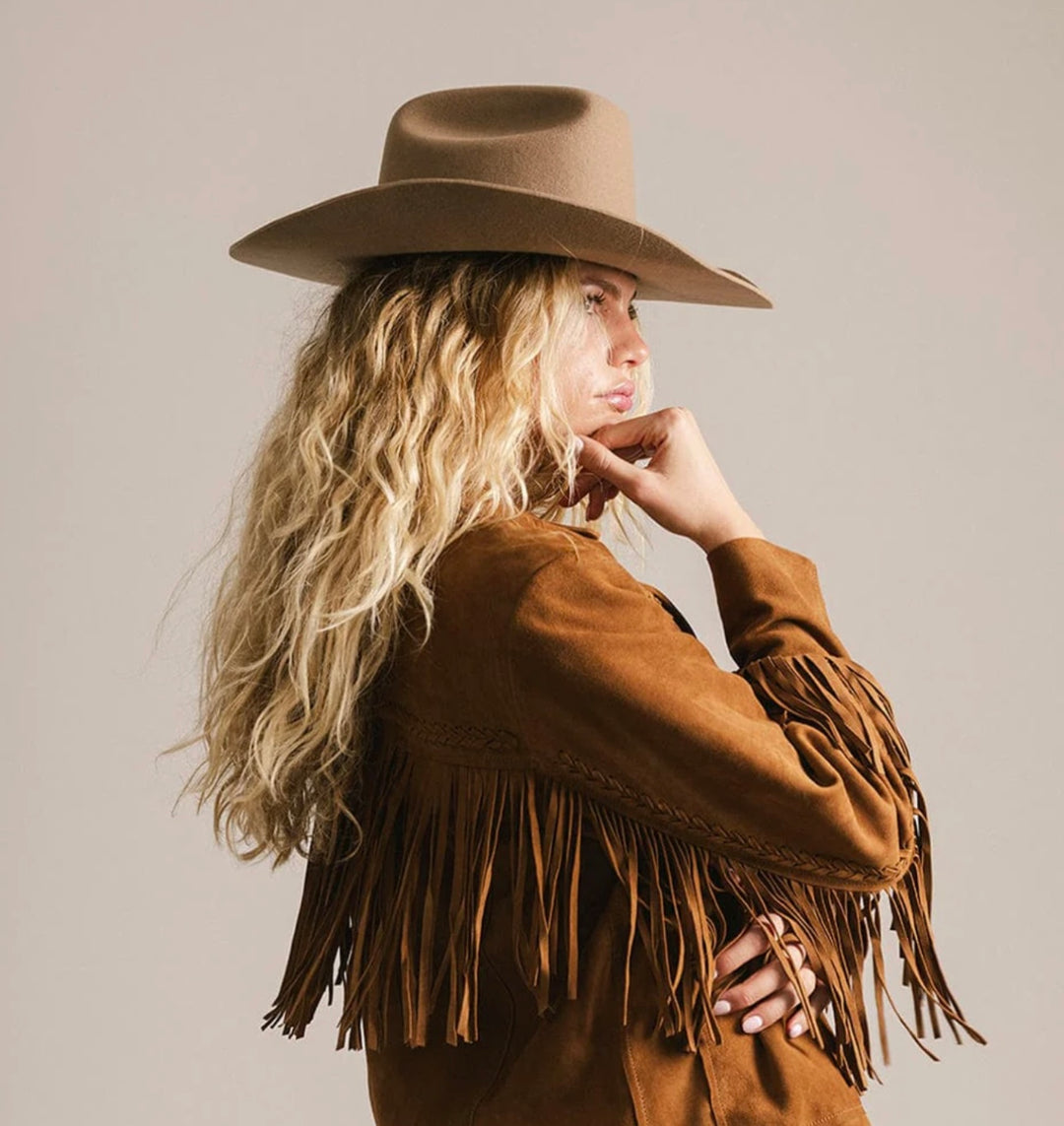 Brown Teddy Cattleman Cowboy Hat