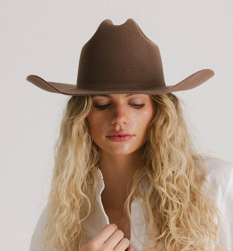 Chocolate Teddy Cattleman Cowboy Hat