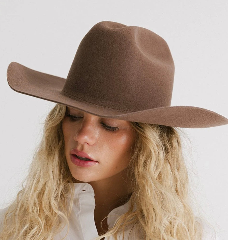 Chocolate Teddy Cattleman Cowboy Hat
