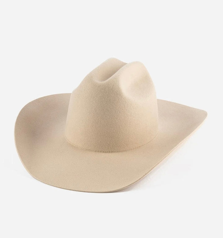 Cream Teddy Cattleman Cowboy Hat