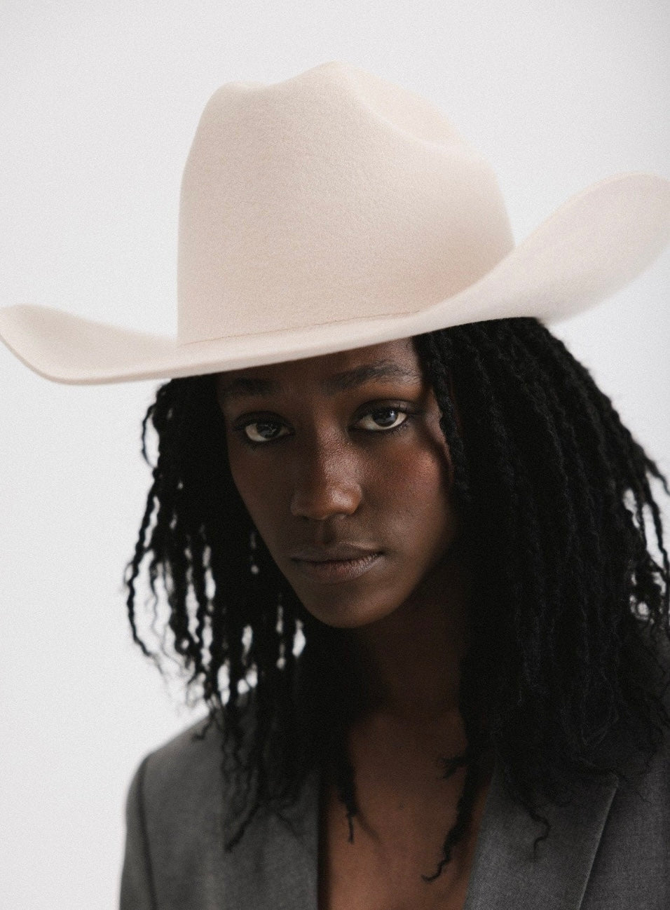 Cream Teddy Cattleman Cowboy Hat