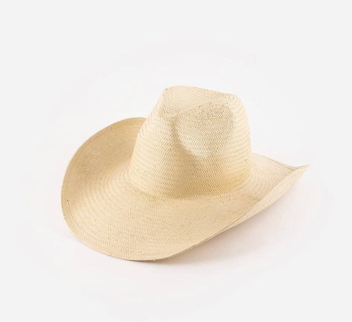 Natural Rhett Straw Cowboy Hat