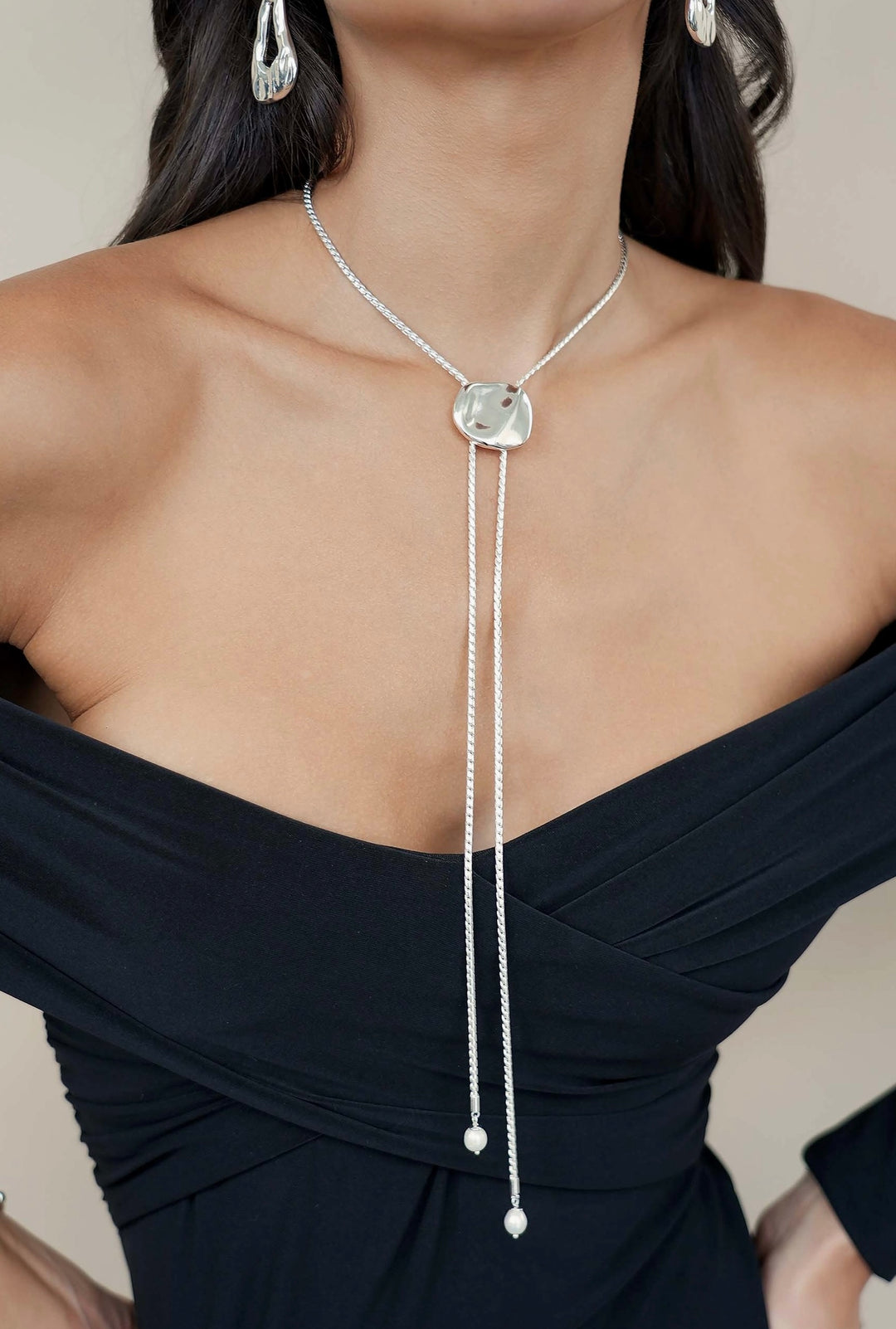 Silver Bolo Necklace