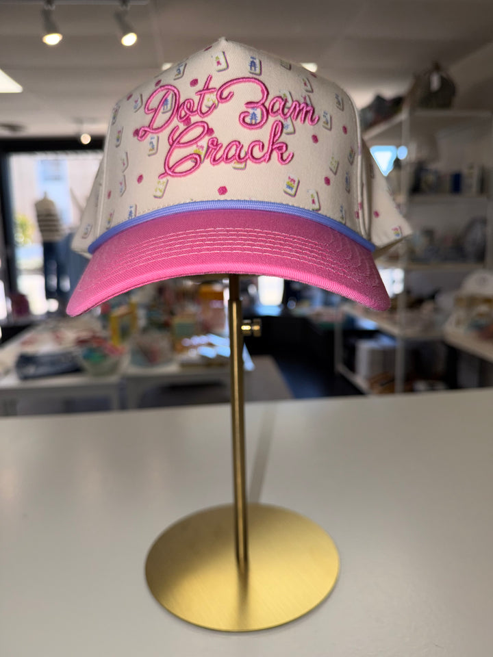 "Dot Bam Crack" Mahjong Hat