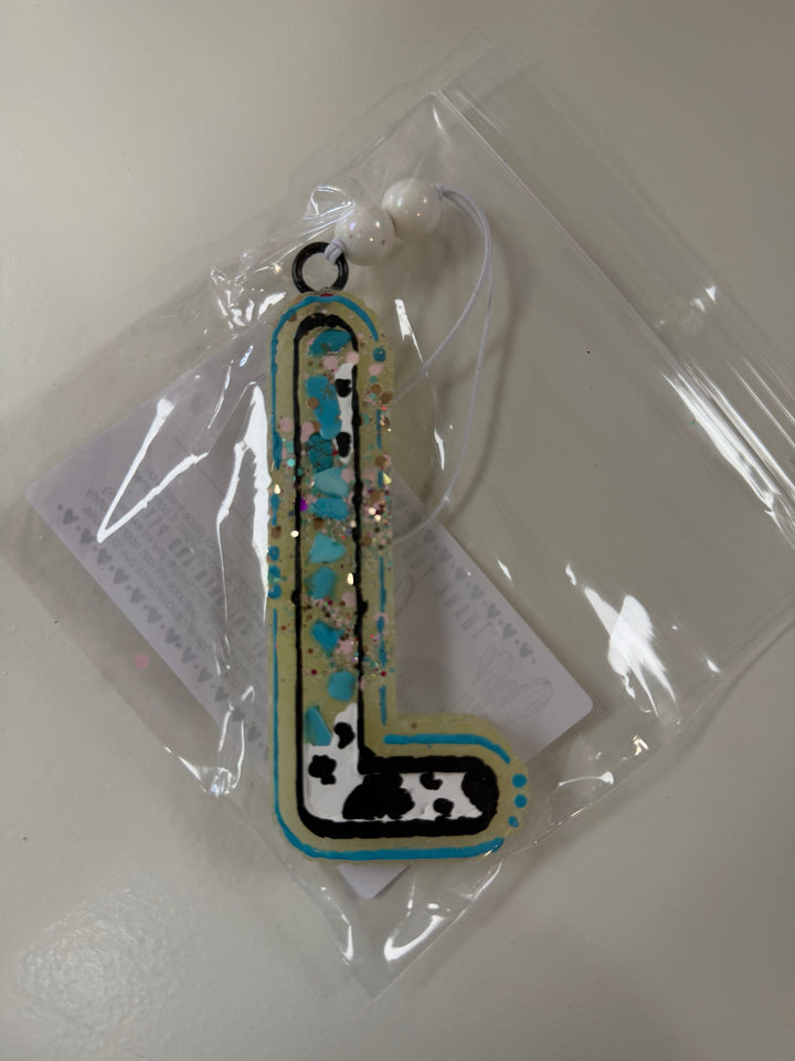 Alphabet Car Freshie - RODEO QUEEN SCENT