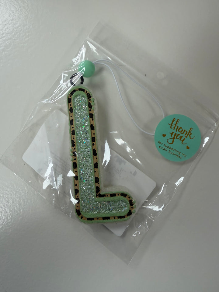 Alphabet Car Freshie - SUGAR CRYSTAL