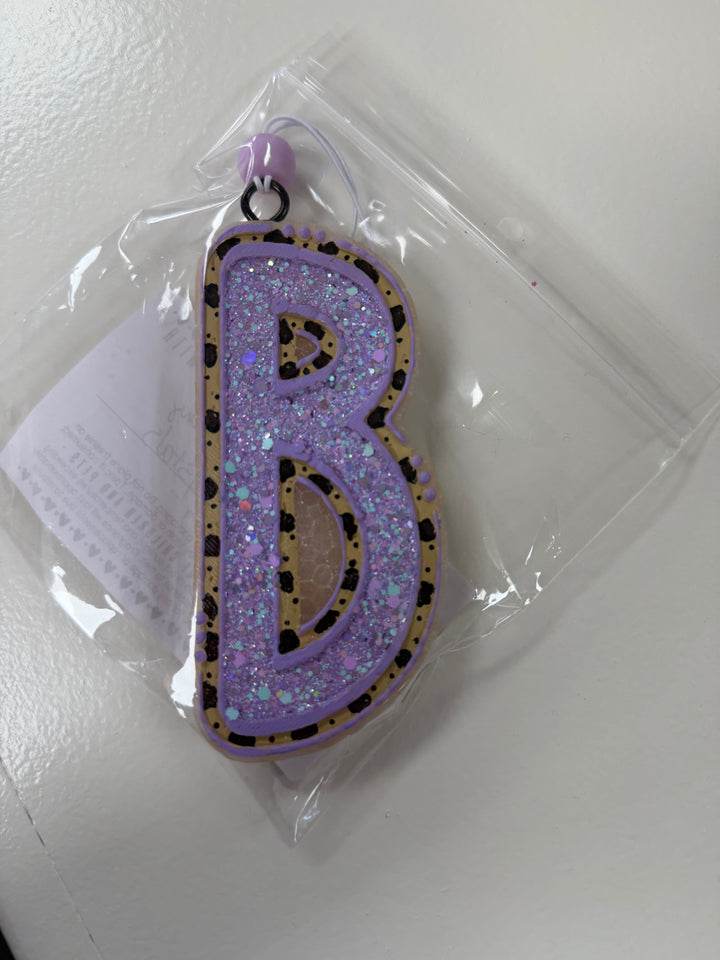 Alphabet Car Freshie - SUGAR CRYSTAL