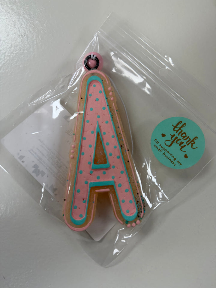 Alphabet Car Freshie - SUGAR CRYSTAL