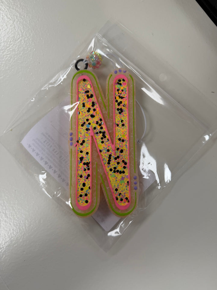 Alphabet Car Freshie - SUGAR CRYSTAL