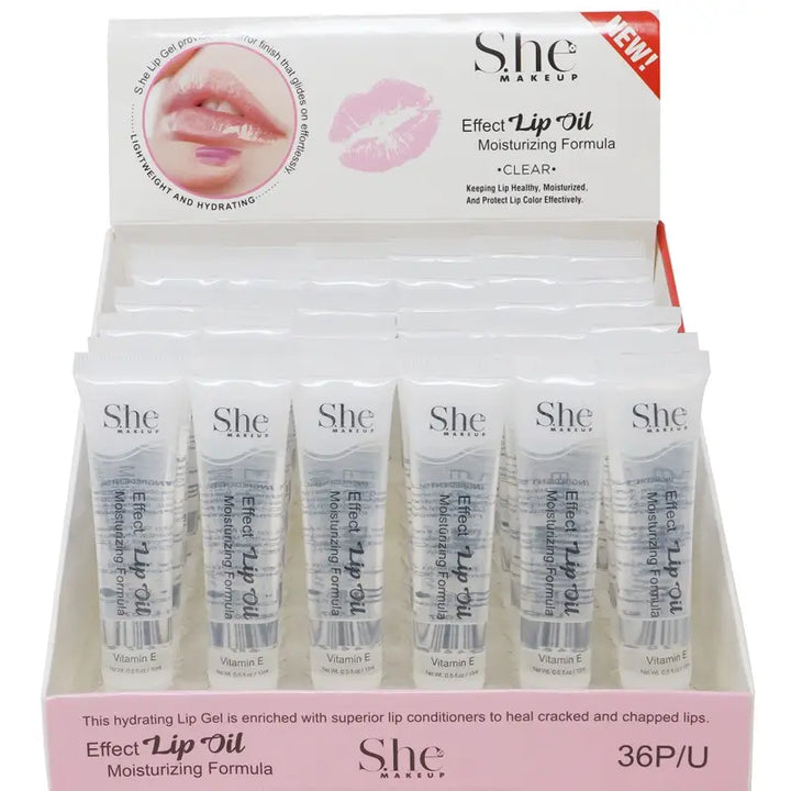 Vitamin E Clear Lip Oil Gloss