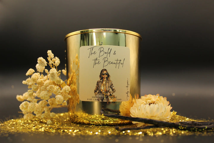 The Bold & The Beautiful 12 oz Candle - Gold