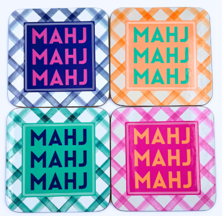 Mahjong Coasters, 4 Set