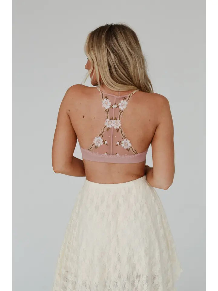 Daisy Breeze Bralette - Pink