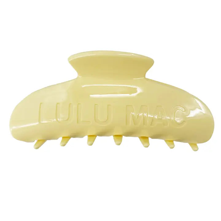Lulu Mac Hair Clips Light Yellow