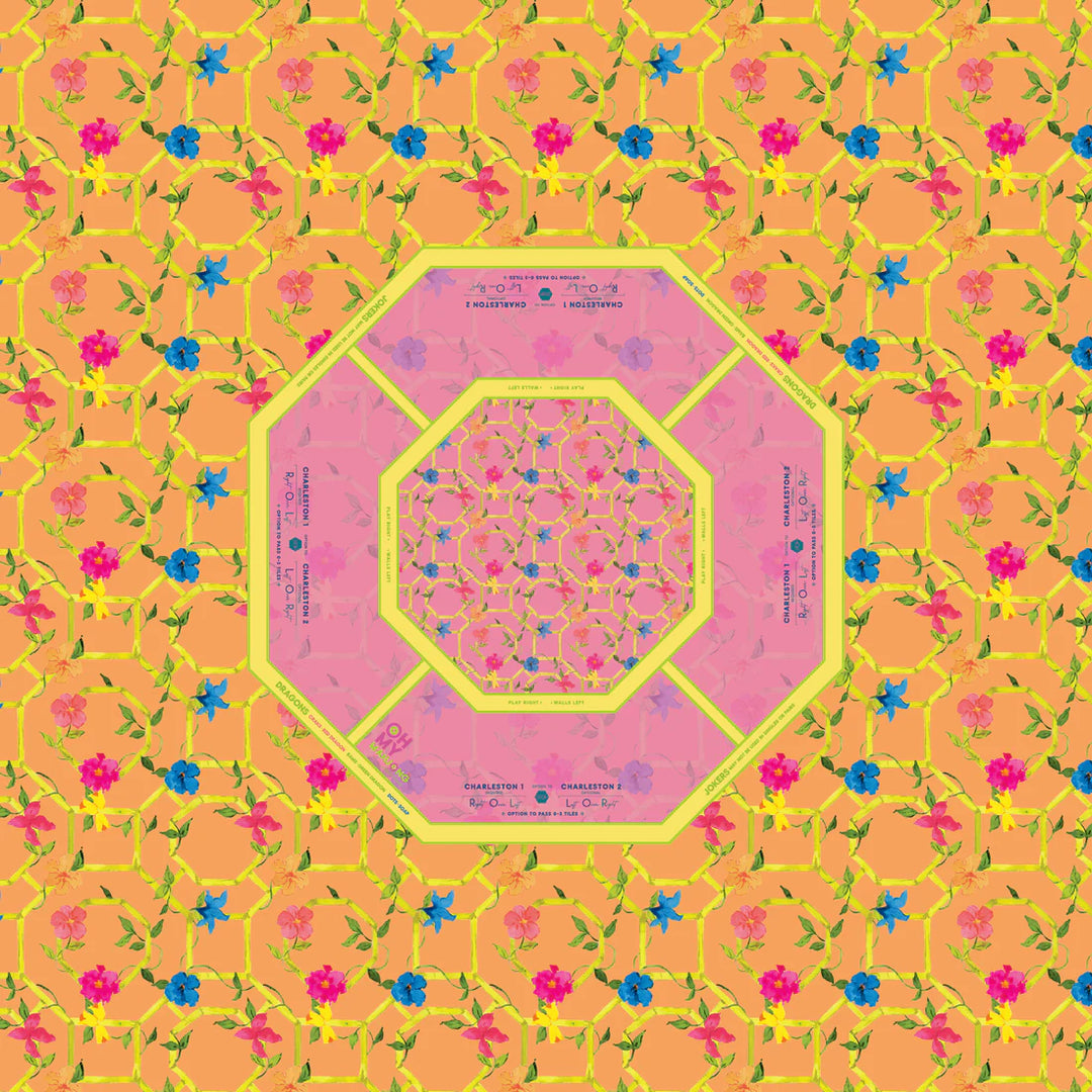 Bagua Blossom Mahjong Tablecloth