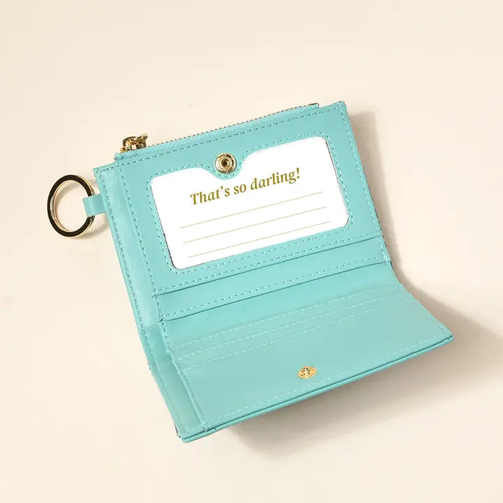 Luxe Pocket Wallet–Endless Daydream Navy