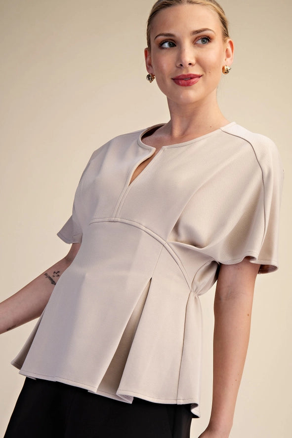 Tina Pleated Top