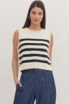 Striped Knit Top