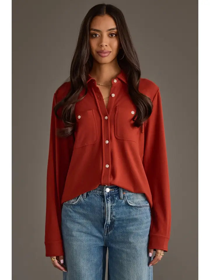 Dk. Rust Super Soft Button Up