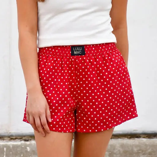 Red Mini Polka Dot Boxer