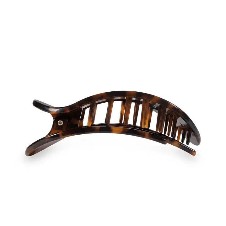 Round Flat Hair Clip | Medium | Tortoise