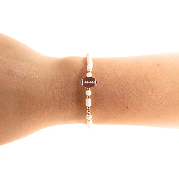 Football Bracelet On Color