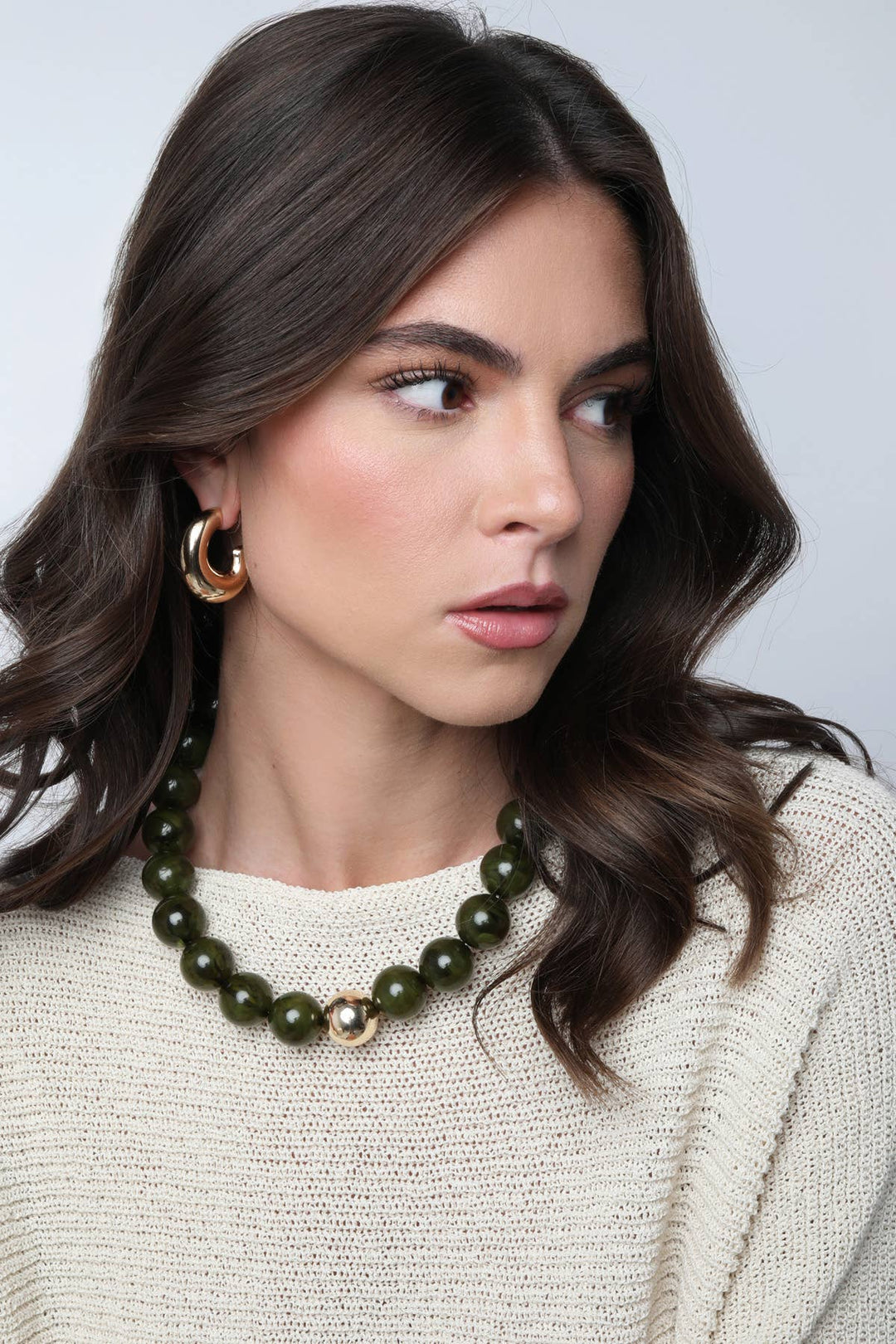 Marjorie Fall Beaded Necklace