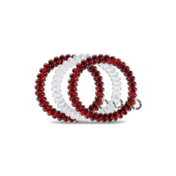 Spiral Hair Coils | Small | Univ. of Arkansas Hair Ties
