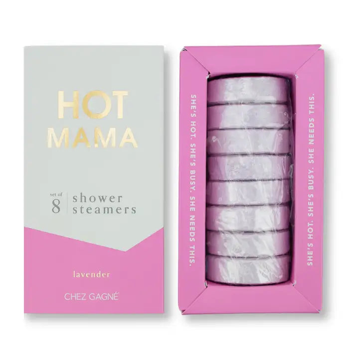 Hot Mama Shower Steamers - Lavender - Mother's Day Gift Set