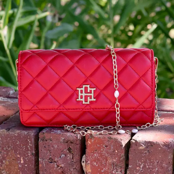 Brynleigh Clutch Crossbody Red Sq